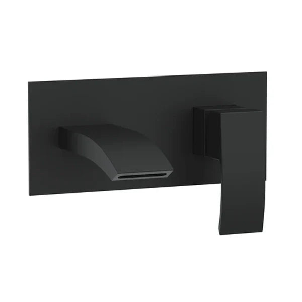 SWBR057 - Linford Electroplated Wall Mounted Bath Filler - Black image