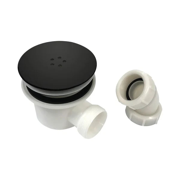 SWTY068 - Stony 90mm x 90mm Universal Shower Waste - Black image