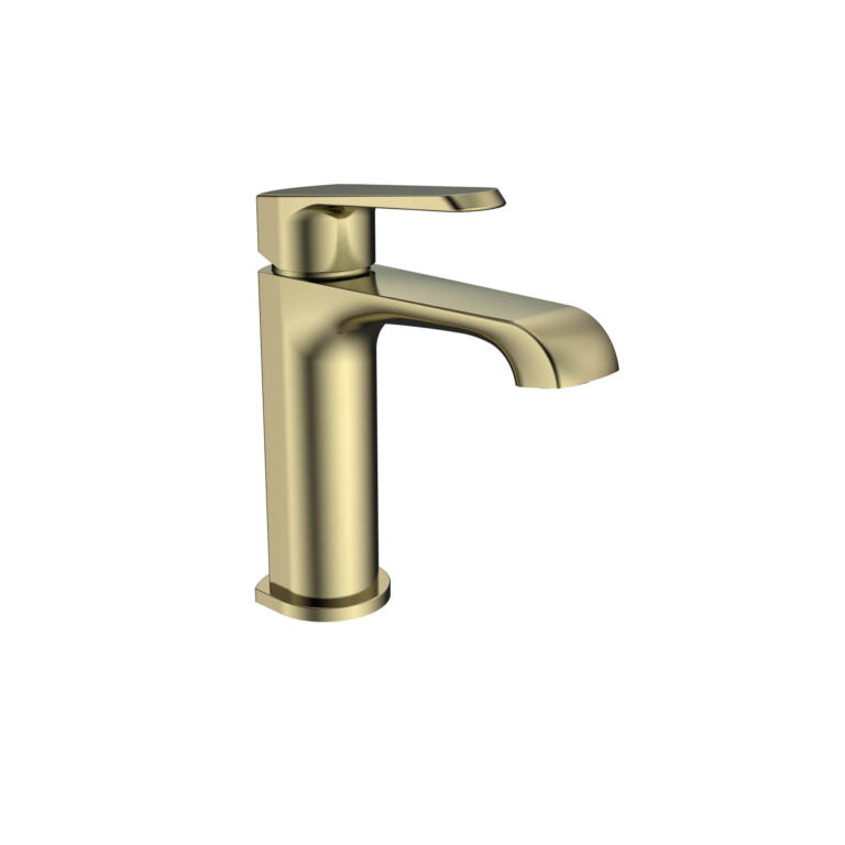FR-120 - Forge Collection Tara Cloakroom Basin Mixer - Brushed Brass image