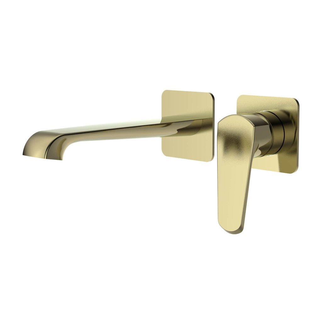 FR-136 - Forge Collection Tara Wall Mounted Basin Mixer - Brushed Brass image