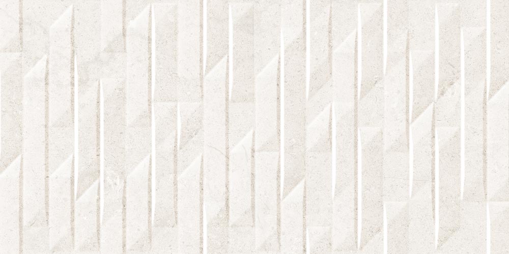 HTS0109 - Dual 300mm x 600mm x 7mm White Blend Décor image